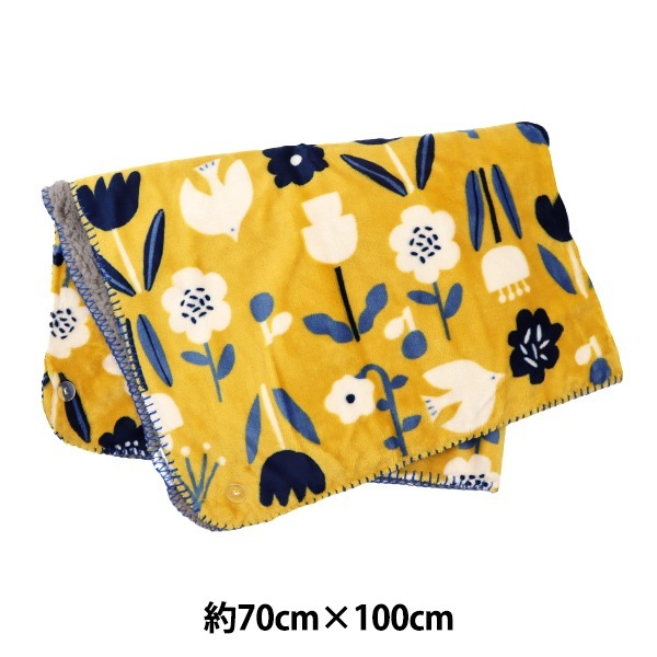 ４枚。❤ハート❤みかん⭐やわふわガーゼ×ボア⭐特大ブランケット❤花柄 防寒具 『裏ボアブランケット 花柄 ピンク SN18W-22』 既製品