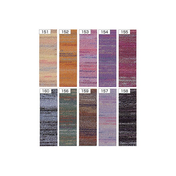 春夏毛糸 『Nikke Color Cord (ニッケカラーコード) 157番色