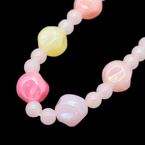 アクセサリー素材 『ジュエルストラップ キャンディ ピンク 10-4730