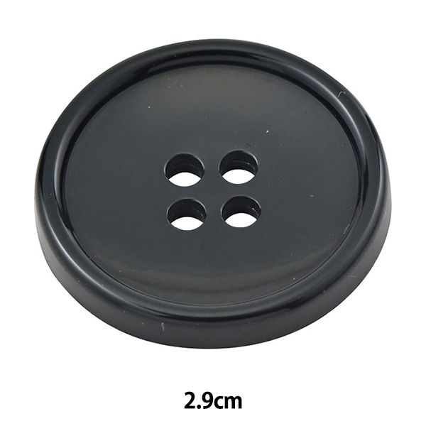 ボタン 『水牛調ボタン 四つ穴 #09 1.5cm PRV5』 服飾,ボタン