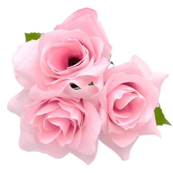 造花 シルクフラワー 『ミックスフラワーブーケ ライトピンク A-34202