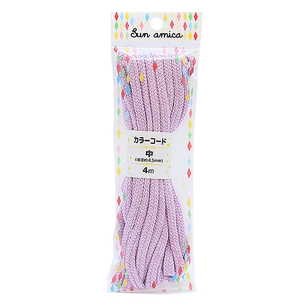 手芸ひも 『オーロララメコード パープル ORC-3』 ソーイング,ひも