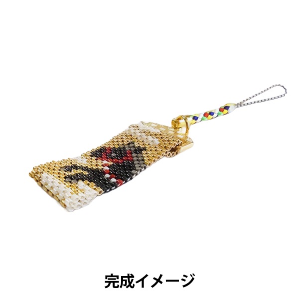 ビーズキット 『跳ね馬エ霞紋根付け PB-358』 HOBBIX 京都・西陣