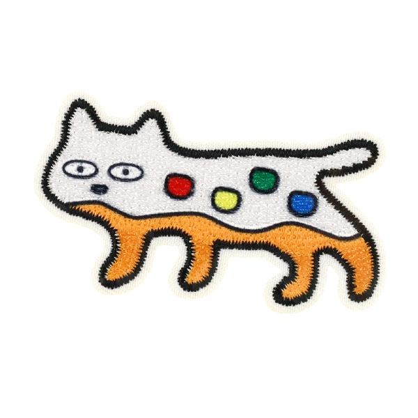 ワッペン 『にせんちめんたる ワッペン ネコ 2MW-04』 雑貨,ワッペン