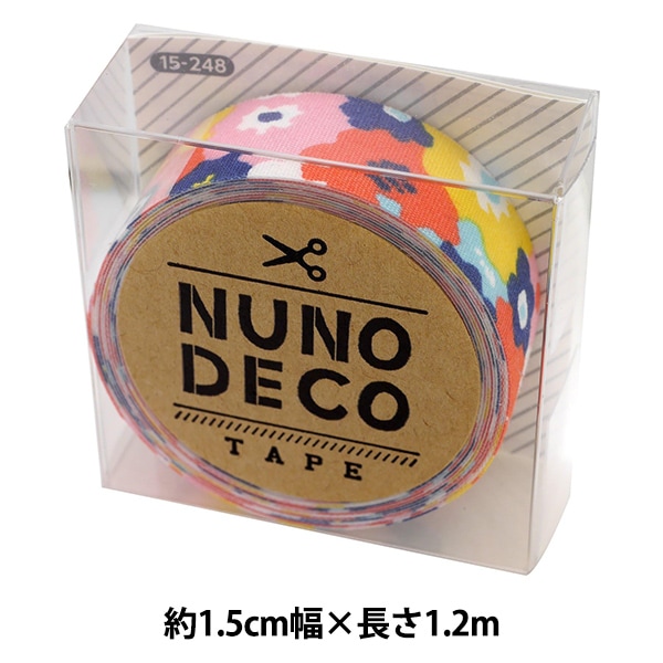 お名前ラベルシール 『NUNO DECO TAPE (ヌノデコテープ) おはなのかん