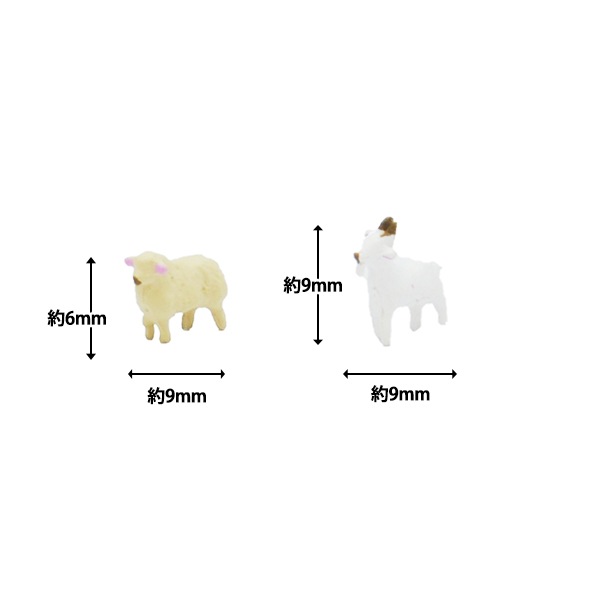 ジオラマ 『ジオコレ ザ・動物 ひつじとヤギ3 306511』 トミーテック