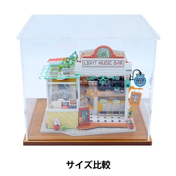 ユズカ アクリルケース 重厚引出し式アクリルケース 横長タイプ B5サイズ 引出し深さ50mm