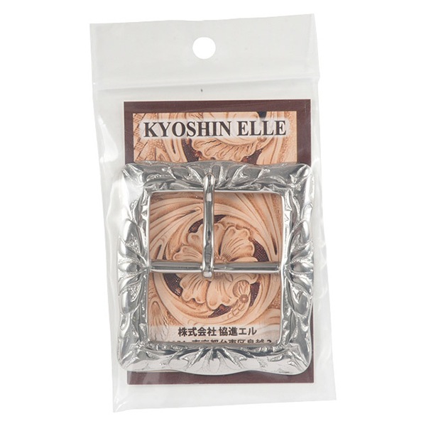 手芸金具 『バックル 4cm ニッケル 72257-01』 KYOSHIN-ELLE 協進エル