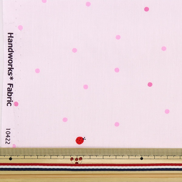 ホーミーコレクション768☆生地☆てんとう虫☆パープル - 生地/糸 