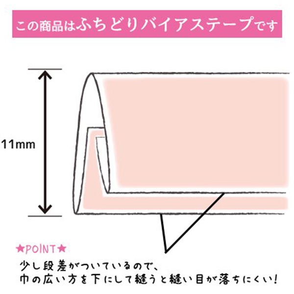 バイアステープ 『ふちどり広巾 593番色 CP12-593』 CAPTAIN88