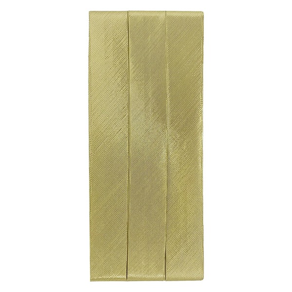 バイアステープ 『メタリック 21番色 ゴールド CP242-21