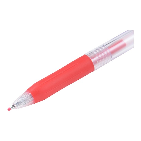 赤いクリアボディボールペン 楽天市場】ボールペン ペン 0.5 水性 文具 文房具 筆記用具 オフィス