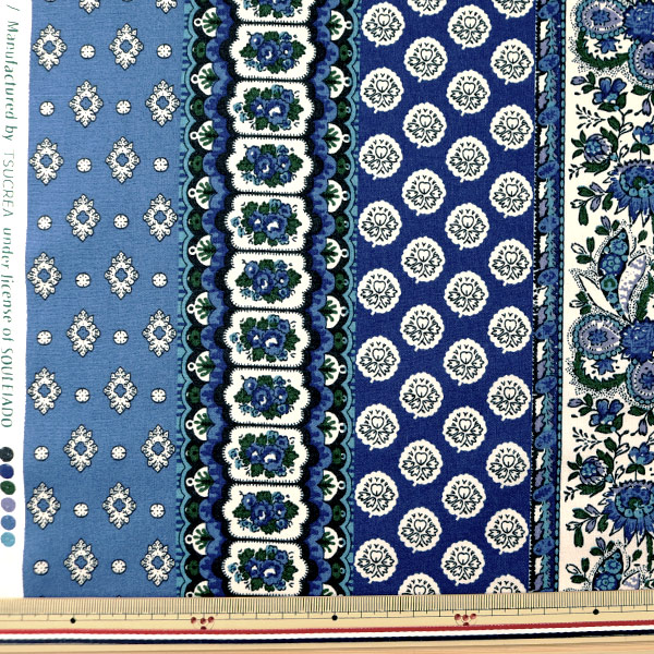 数量5から】 生地 『SOULEIADO ソレイアード シーチング ロイヤル