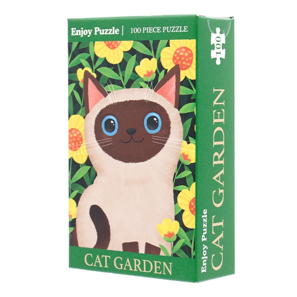 玩具 『パズル CAT GARDEN Siamese cat 100ピース 200×200mm』 生活