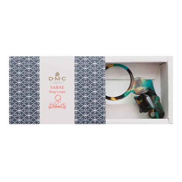 刺しゅう用品 『鯖江リングルーペ グリーン×イエロー SABA08GR