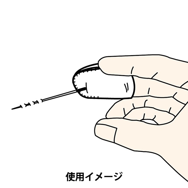 指ぬき 『皮シンブル ソフト S 57-339』 Clover クロバー 雑貨,パッチ