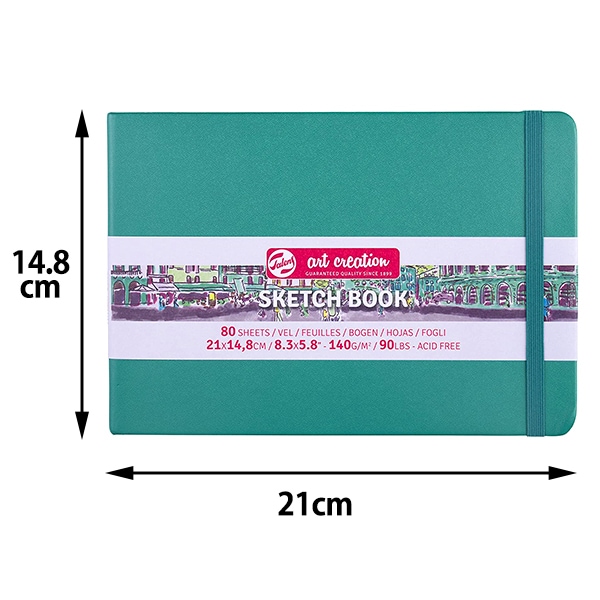 画用紙 『アートクリエーションスケッチブック フォレストグリーン 21
