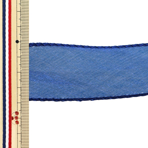 数量5から】 リボン 『フィッシュテールリボン 約31～40mm幅 ネイビー