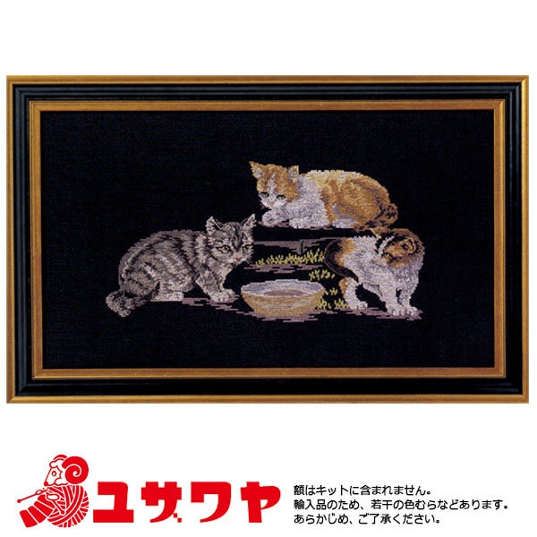 橋本不二子　刺繍キット&フレーム　セット 橋本不二子 クロスステッチ 刺繍キットの図案&刺繍糸｜Yahoo