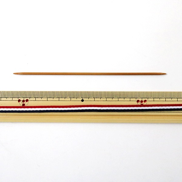 編み針 『SEEKNIT Umber 両先 5本針 13cm 0号』 KA 近畿編針