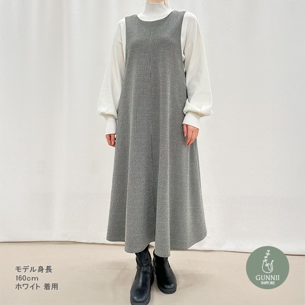 トップス 『ボリューム袖ハイネックニットセーター ホワイト SA00324