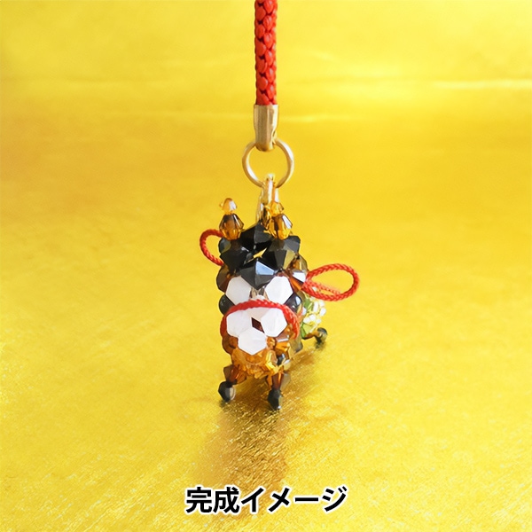 ビーズキット 『吉祥来福 鹿毛馬根付け BK-151』 HOBBIX 京都・西陣