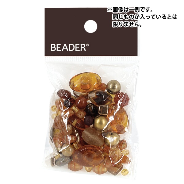 ビーズ 『チェコ ミックスビーズ レディバグ 50g MIX111-LADYBU