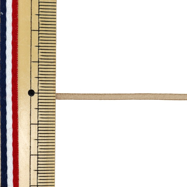 リボン 『1反売り 両面サテンリボン 幅約2mm×約10m巻 ブロンド』 服飾