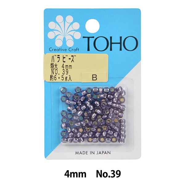 ビーズ 『バラビーズ 特大 約4mm No.36』 TOHO BEADS トーホービーズ