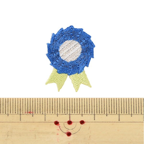 ワッペン 『pepi(ペピ) アップリケ 勲章 ブルー 0003』 DARUMA ダルマ