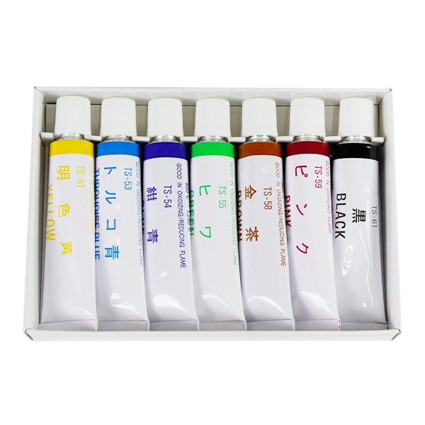 陶芸セット 『陶芸用えのぐセット 7色セット』 陶芸,道具・用具
