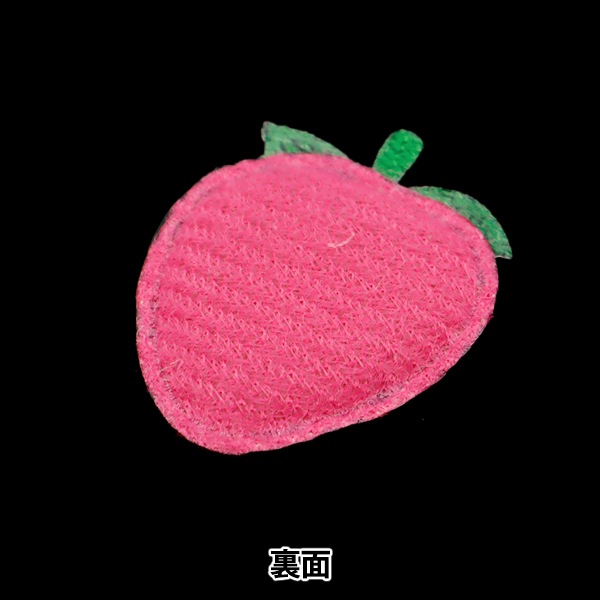 手芸パーツ 『デコレーションパーツ いちご ピンク 10-4320』 手芸