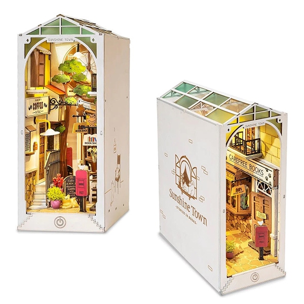 工作キット 『大型ウッドパズル サンシャインタウン 664441-TGB02