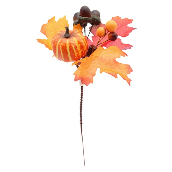 造花 シルクフラワー 『パンプキンピック オレンジ FD3241-009