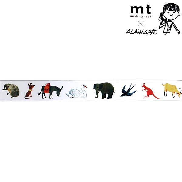 手芸テープ 『mt×アラン・グレ 動物』 画材,その他| ホビー材料の通販