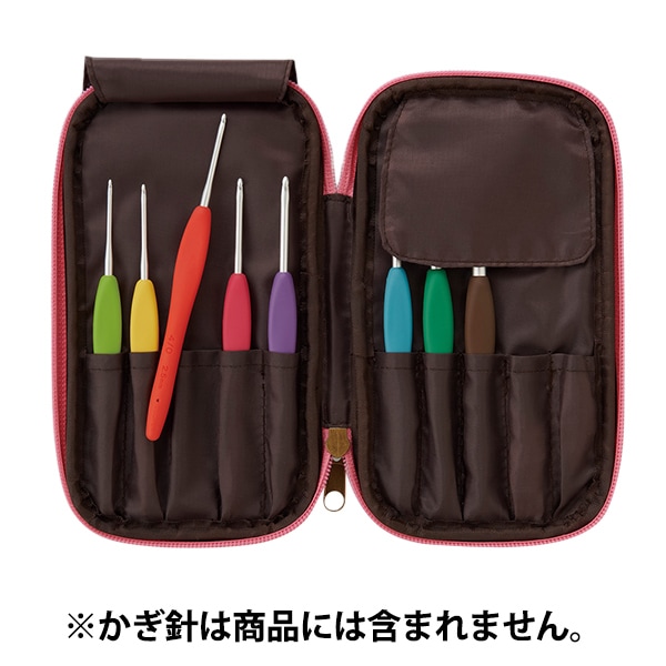 Clover かぎ針 セット かぎ針 10本 とじ針 3本 ミニはさみ ニットゲージ かぎ針ケース 43-405 Clover かぎ針 セット かぎ針 10本 とじ針 3本 ミニはさみ ニット