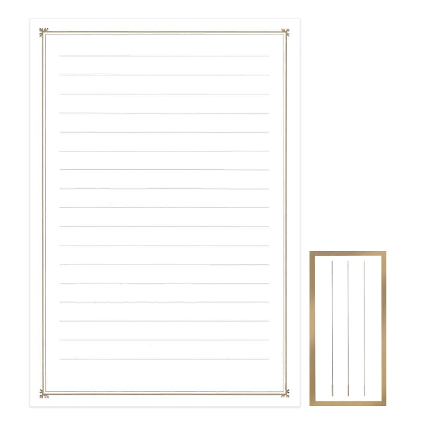 文具 『ノスタルジックカラーレター クラフト TL066』 包む