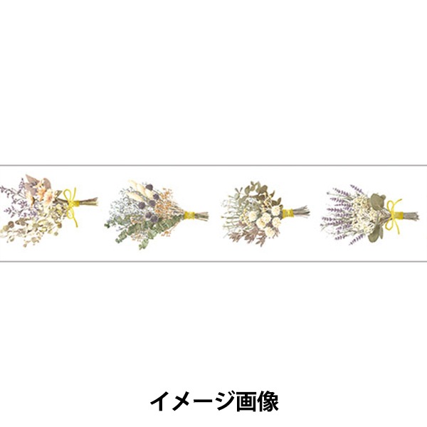 文房具 『クリアテープ 箔押し 30mm幅×約3m bouquet 95166』 マインド