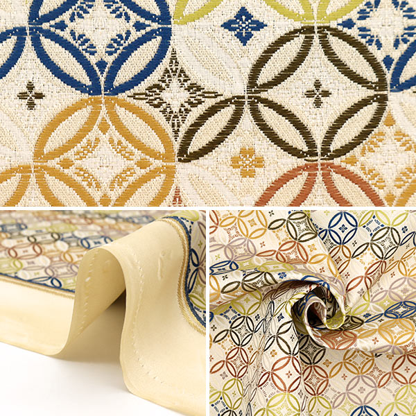 コスプレセール】 【数量5から】 生地 『金襴 琳派名物裂 薄茶色 288