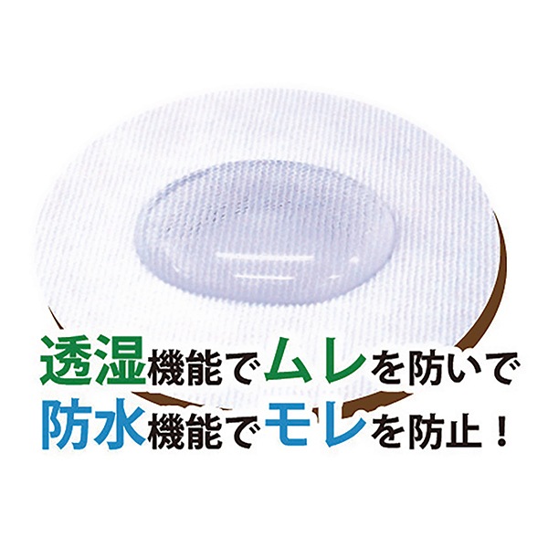 裏地 『ベビー小物用 透湿性防水シート 48cm×30cm 80-071』 KAWAGUCHI