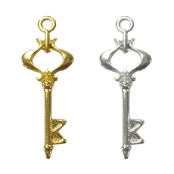 手芸金具 『チャーム 鍵 (#102) 金色』 すべての商品| ホビー材料の