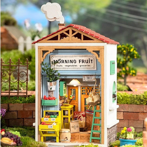 工作キット 『ミニチュアハウス フルーツストア 664533-DS009』 工芸
