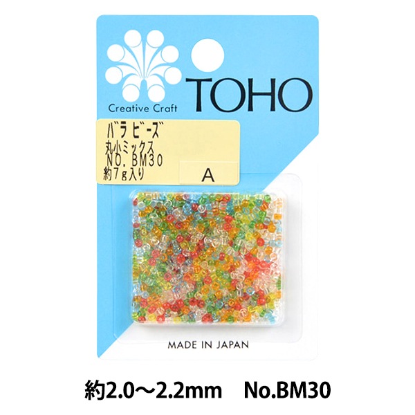 ビーズ 『バラビーズ 丸小ミックス No.BM30』 TOHO BEADS