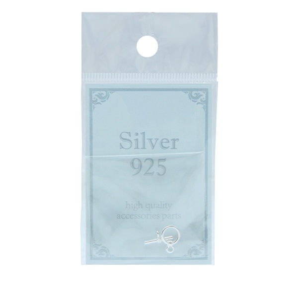 手芸金具 『SV925 マンテル 7mm×11mm シルバー 1セット』 ビーズ