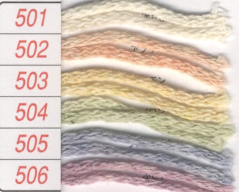 毛糸 『ポームリリー フルーツ染め 504番色 メロン』 Hamanaka