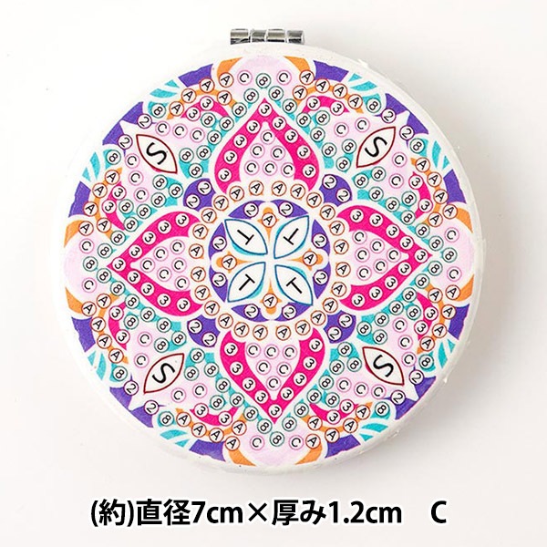 ビーズキット 『ダイヤモンドフィックス コンパクトミラー
