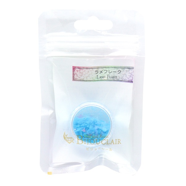 レジン材料 『ビジュクレール ラメフレーク ブルードルフィン 10-3695