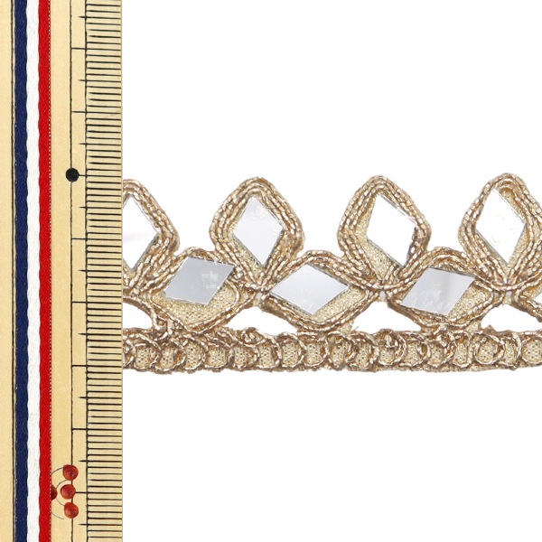 数量5から】 手芸ブレード 『2024 ミラーブレード ゴールド 43905