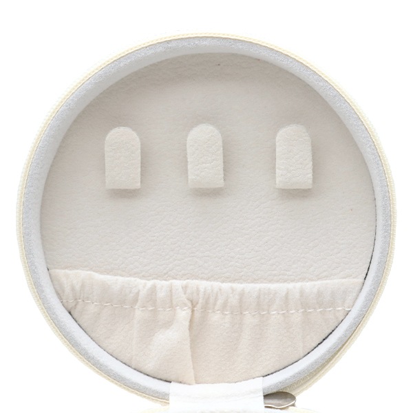 小物入れ 『ジュエリーボックス ラウンド アイボリー JB-R1』 生活雑貨