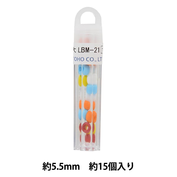グラスビーズ 『クィーンビーズ 特大ミックス LBM-11』 TOHO BEADS